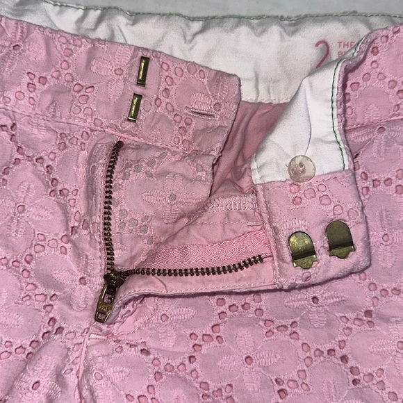 Lilly Pulitzer The Buttercup Short Women’s Size 2 Pink Eyelet Scallop Trim - Picture 3 of 11